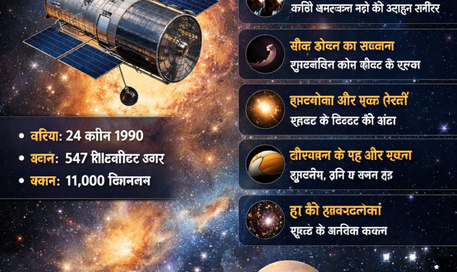 हबल टेलीस्कोप: अंतरिक्ष का चमत्कारी नेत्र