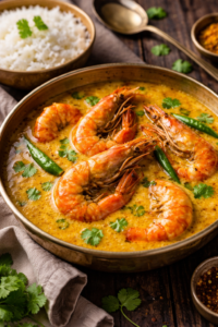 Chingri Macher Malai Curry Recipe | Bengali Prawn Dish