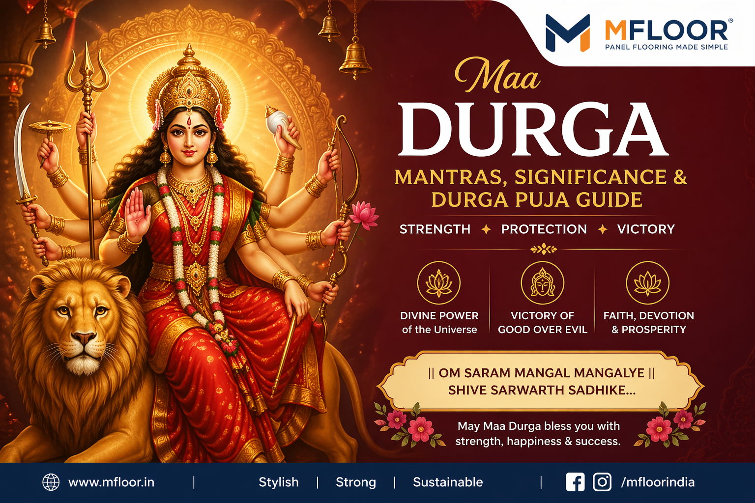 Maa Durga Mantras & Durga Puja Significance Guide