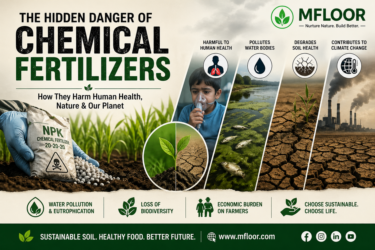 Harmful Effects of Chemical Fertilizers on Health & Nature