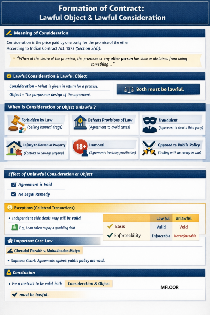 Lawful Object & Lawful Consideration Indian Contract Act, 1872 1 Lawful Object & Lawful Consideration Indian Contract Act, 1872