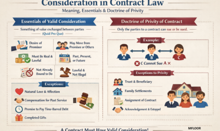 Consideration in Contract Law: Meaning, Essentials & Doctrine of Privity